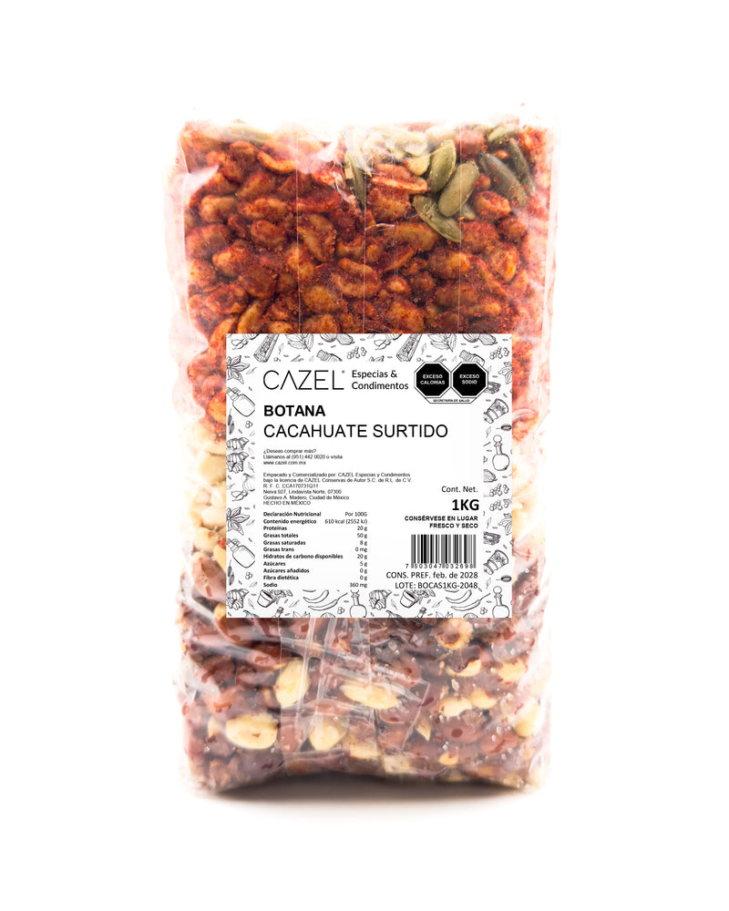 Botana Cacahuate Surtido 1KG