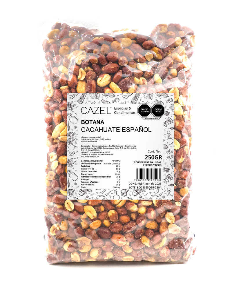 Cacahuate Tipo Español 250GR