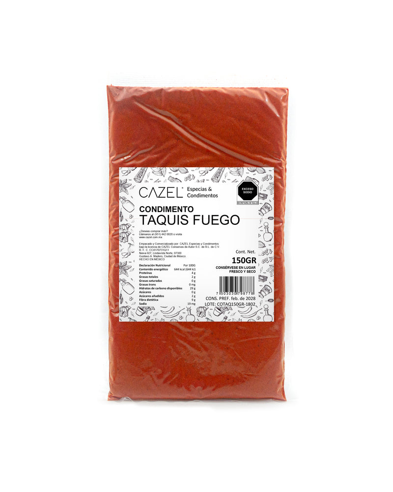 Taquis Fuego 150GR