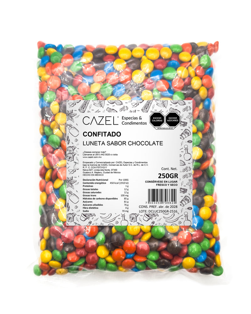 Luneta Sabor Chocolate 250GR