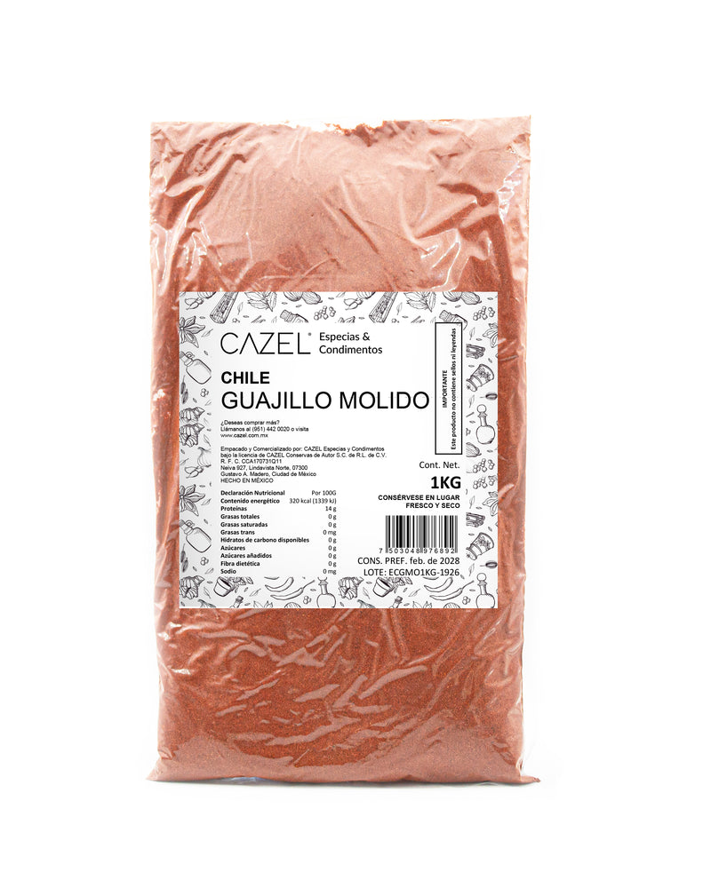 Chile Guajillo Molido 1KG