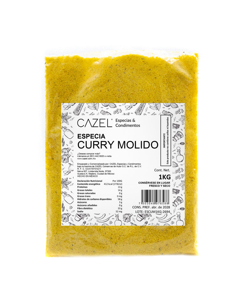 Curry en Polvo 1KG