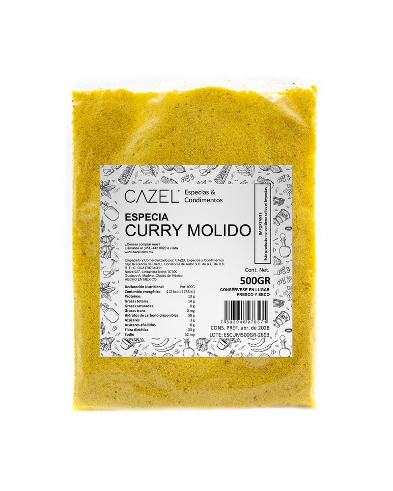 Curry en Polvo 500GR