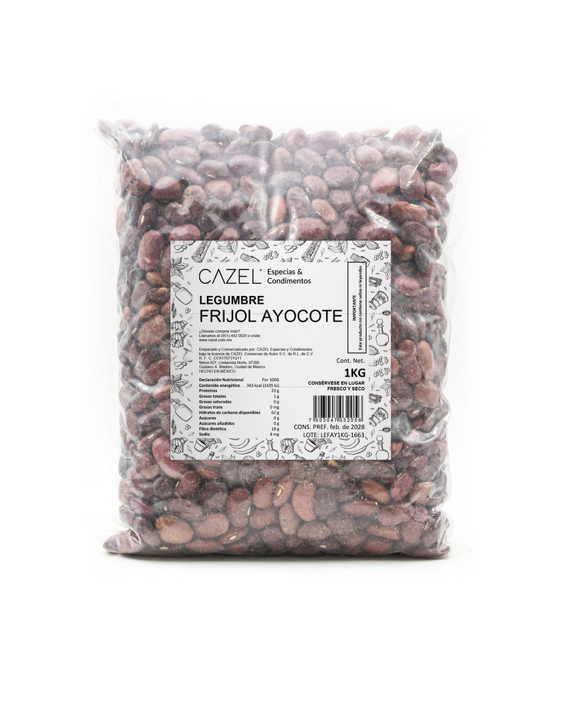 Frijol Ayocote 1KG