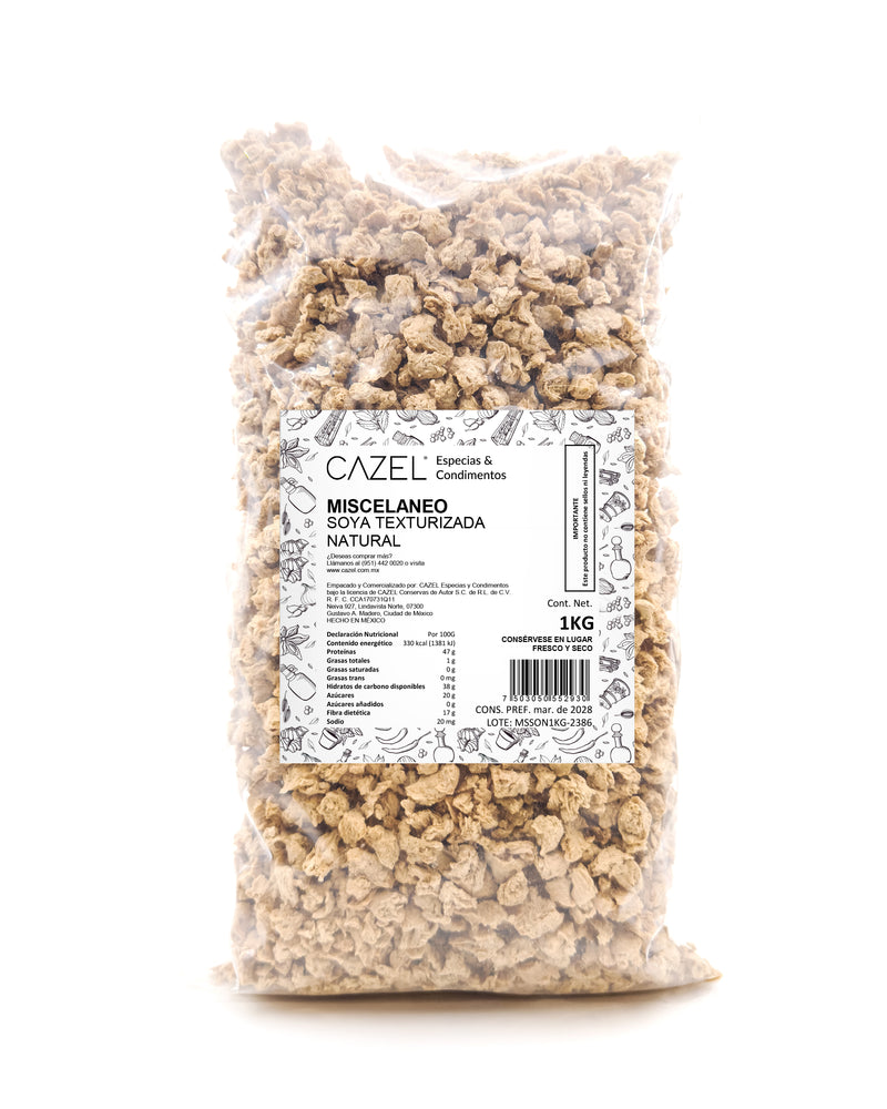 Soya Texturizada Natural 1KG