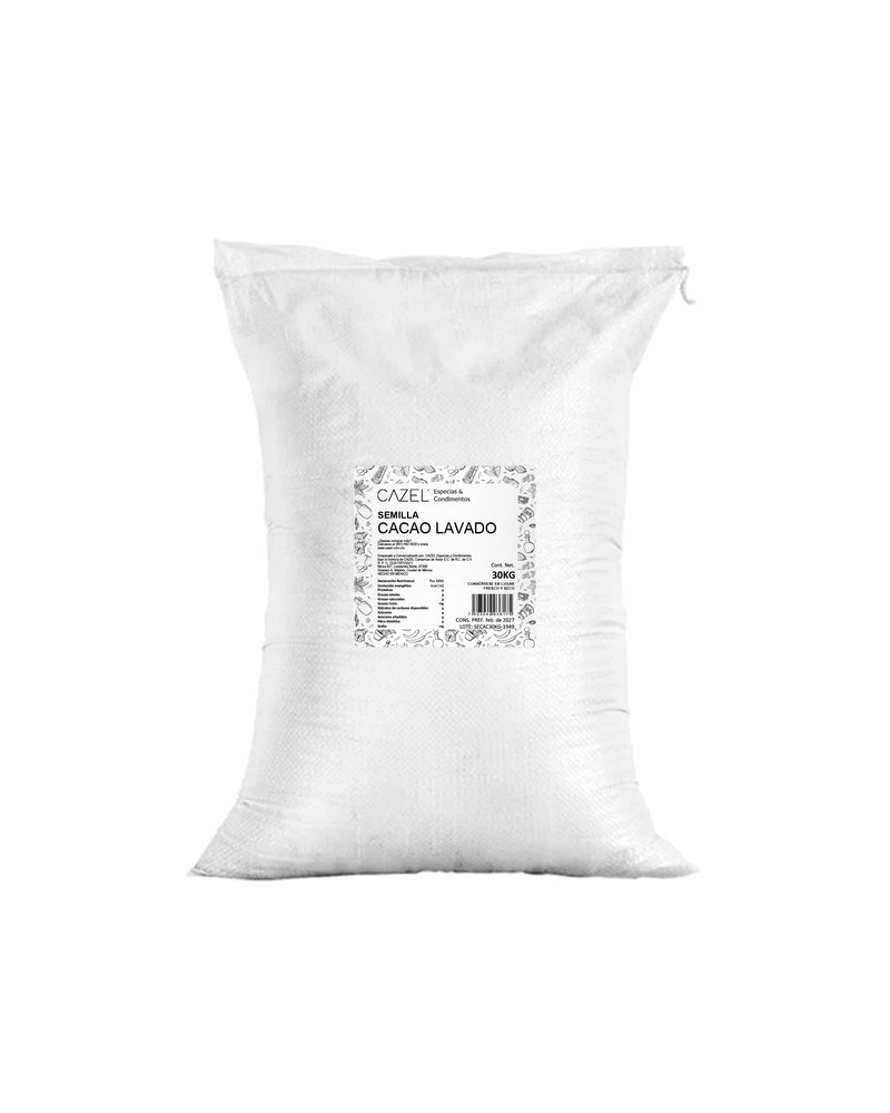 Saco De Grano Semilla De Cacao Oaxaqueño Lavado Premium 30kg