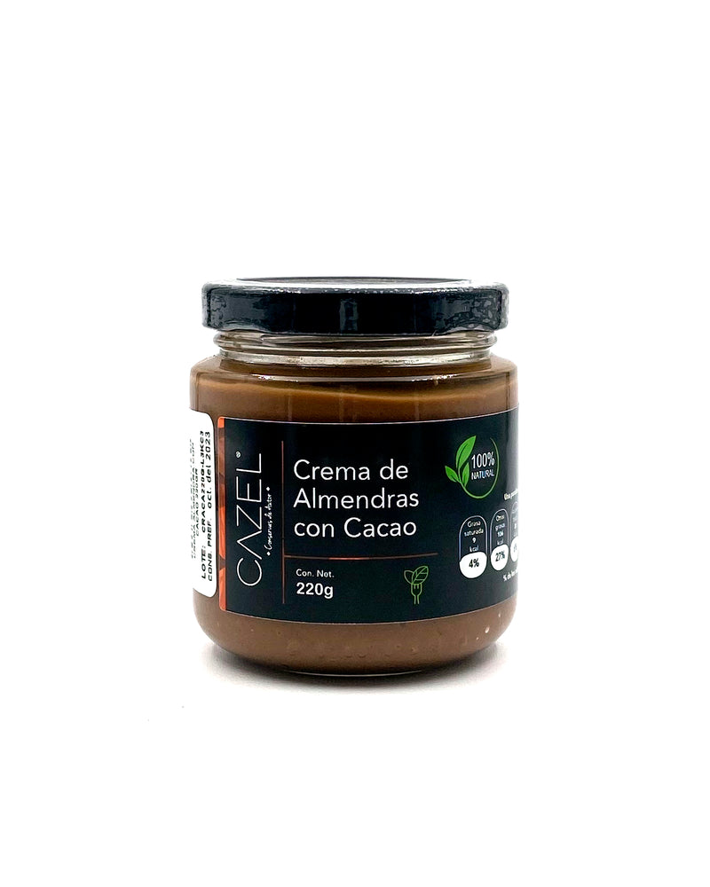 Crema de Almendra con Cacao 220g